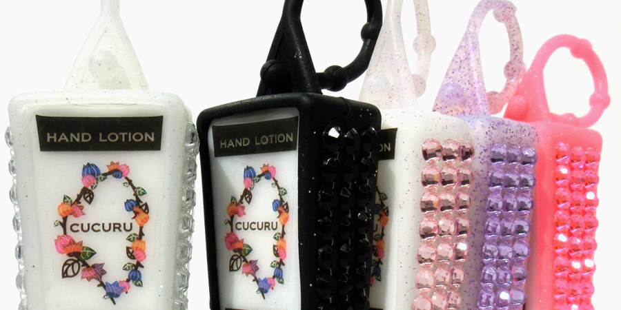 取扱商品　ハンドローションとホルダー